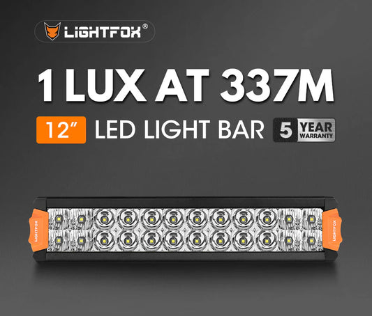 Lightfox Rigel Series 12inch Osram LED Light Bar 1Lux @ 337m 8,320 Lumens - image 2