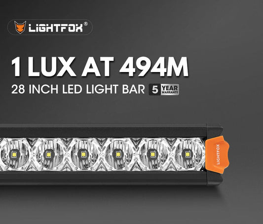 Lightfox Vega Series 28inch Osram LED Light Bar 1Lux @ 494m 17,612 Lumens - image 2