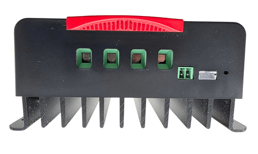 Flexopower FlexoTrack 30A MPPT Solar Charge Controller cable connection side