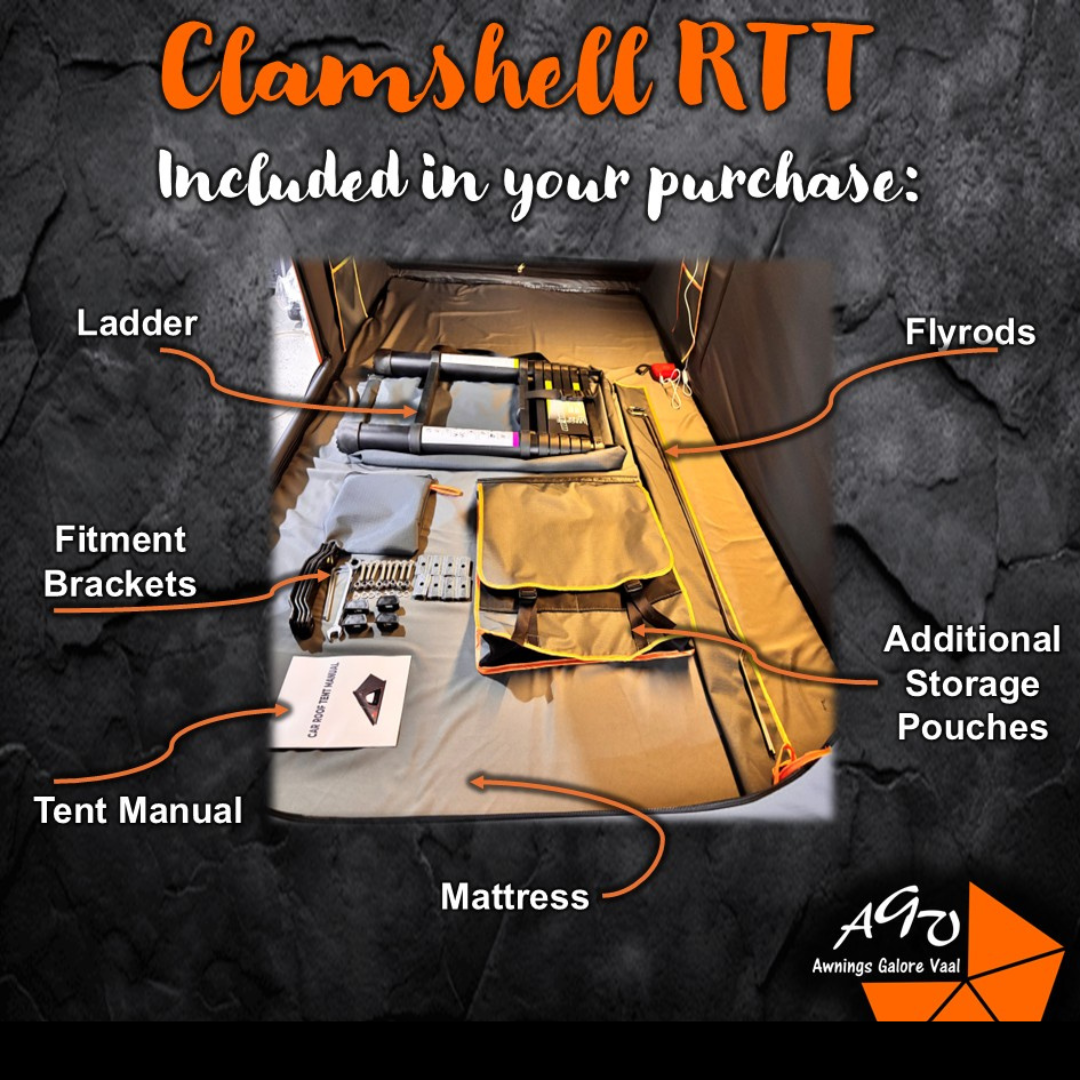 AGV clam shell roof top tent - image 8
