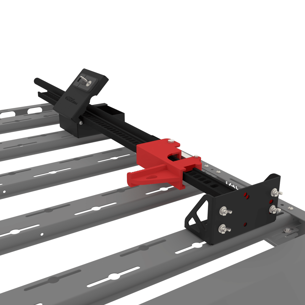 High Lift Jack Bracket Push Lock detail