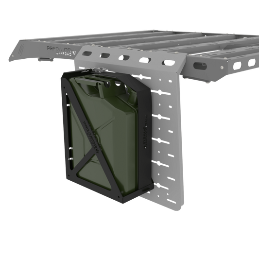 Side Mounted Jerry Can Bracket detail