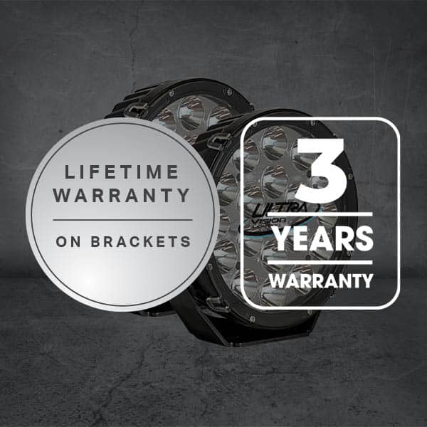 Raptor 120 LED 9 inch Driving Light Pair detail