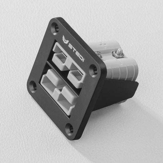STEDI flush mount Anderson socket twin installed