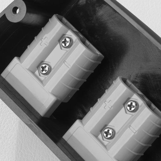 STEDI surface mount Anderson and cigarette socket housing