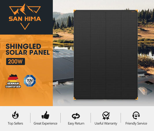 San Hima 200W Solar Panel Kit Mono Shingled Fixed Power - image 2
