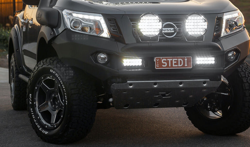 STEDI 8 inch ST4K 12 LED Double Row Light Bar mounting brackets
