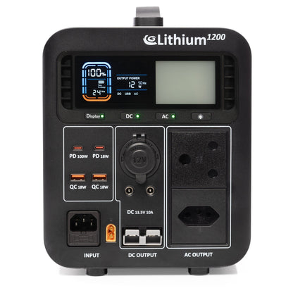 Lithium1200 power station front view