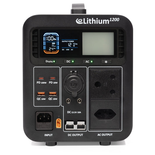 Lithium1200 power station front view