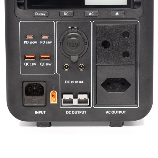Lithium700 power station side view