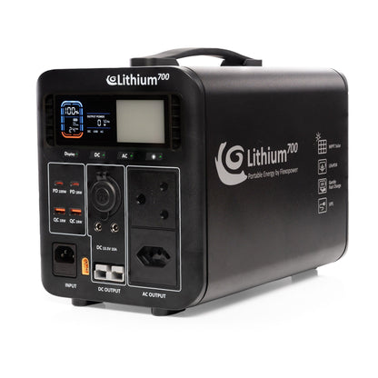 Lithium700 power station ports