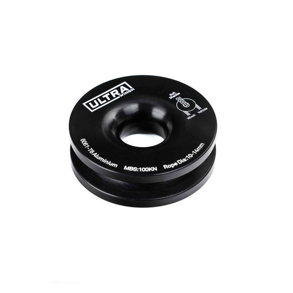 100mm Winch Snatch Ring - Recovery Pulley - image 2