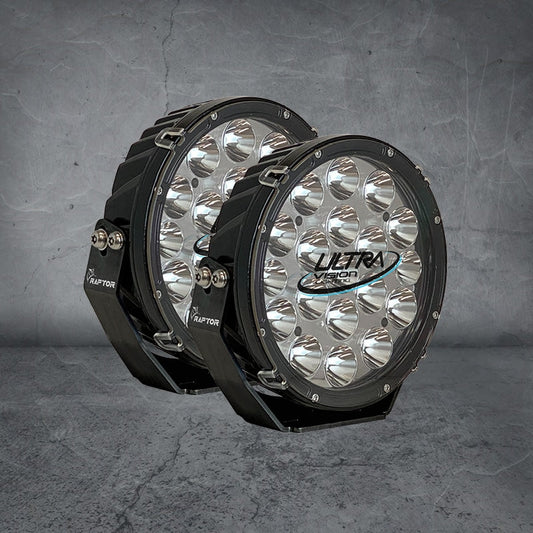 Raptor 120 LED 9 inch Driving Light Pair detail