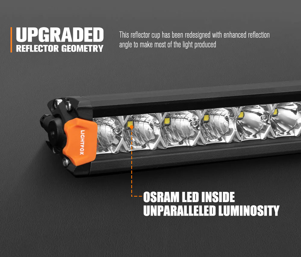 Lightfox Vega Series 14inch Osram LED Light Bar 1Lux @ 319m 7,548 Lumens - image 3