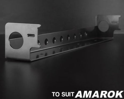STEDI VW Amarok Lower Grill Light Bar Bracket detail