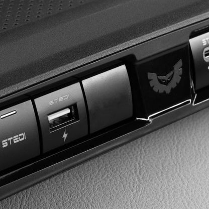 STEDI switch panel angle view
