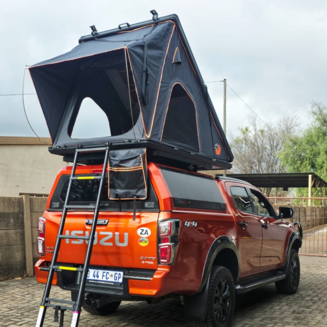 AGV clam shell roof top tent