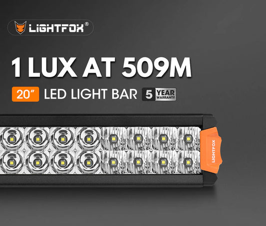 Lightfox Rigel Series 20inch Osram LED Light Bar 1Lux @ 590m 15,096 Lumens - image 2
