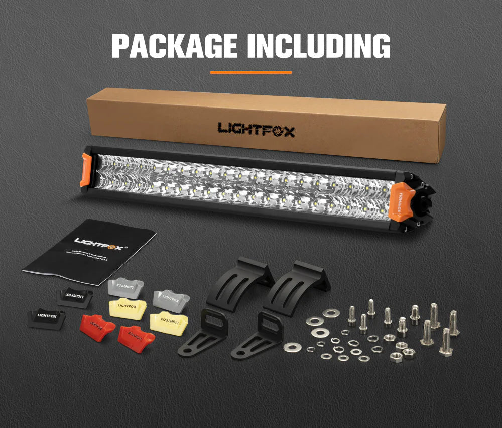 Lightfox Rigel Series 20inch Osram LED Light Bar 1Lux @ 590m 15,096 Lumens - image 9