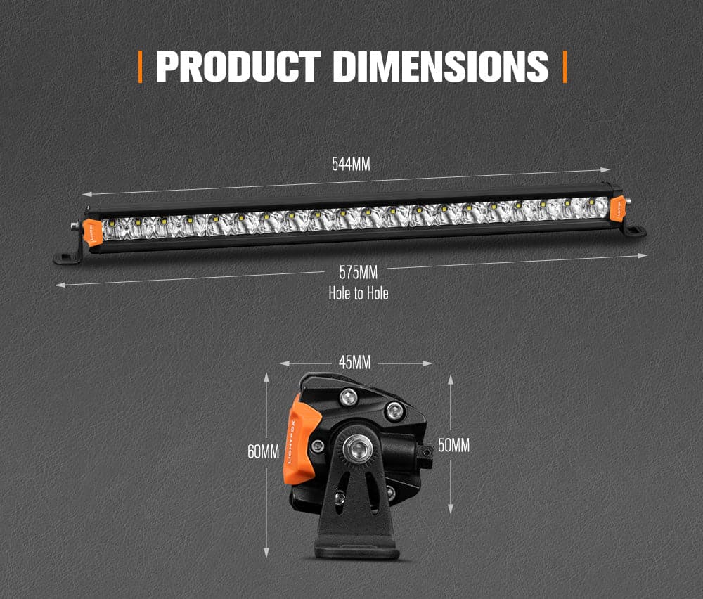 Vega Series 20inch Osram LED Light Bar 1Lux @ 453m 12,580 Lumens - image 9