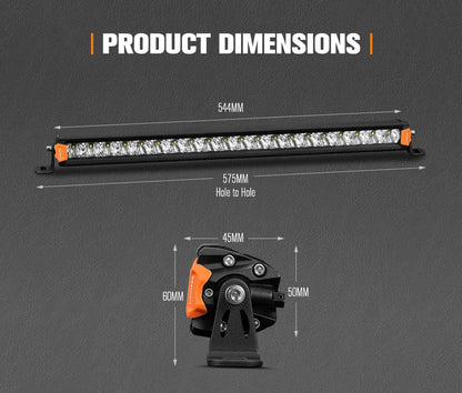 Vega Series 20inch Osram LED Light Bar 1Lux @ 453m 12,580 Lumens - image 9