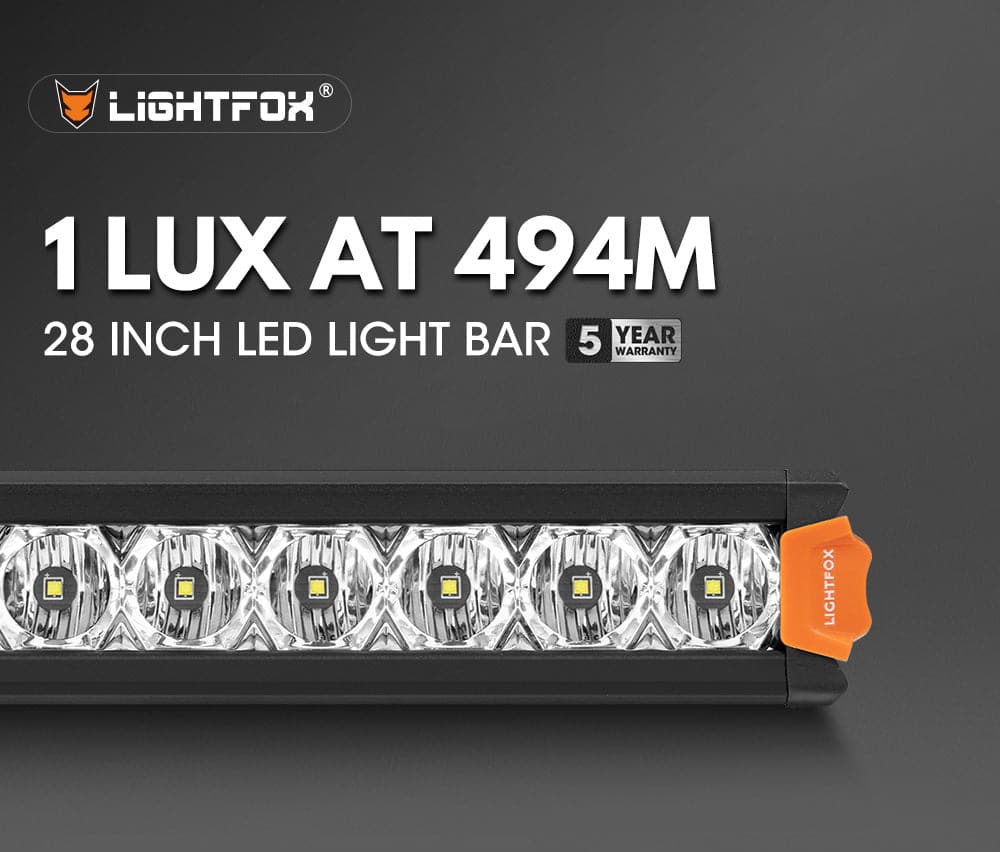 Lightfox Vega Series 28inch Osram LED Light Bar 1Lux @ 494m 17,612 Lumens - image 2