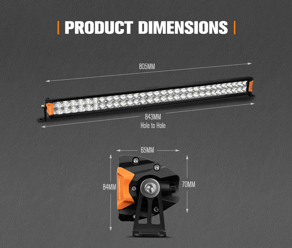 Lightfox Rigel Series 30inch Osram LED Light Bar 1Lux @ 612m 22,644 Lumens - image 9