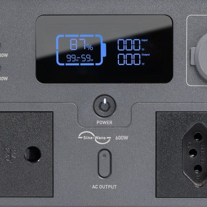 Flexopower Lithium600 512Wh LiFePO4 Portable Power Station 600W