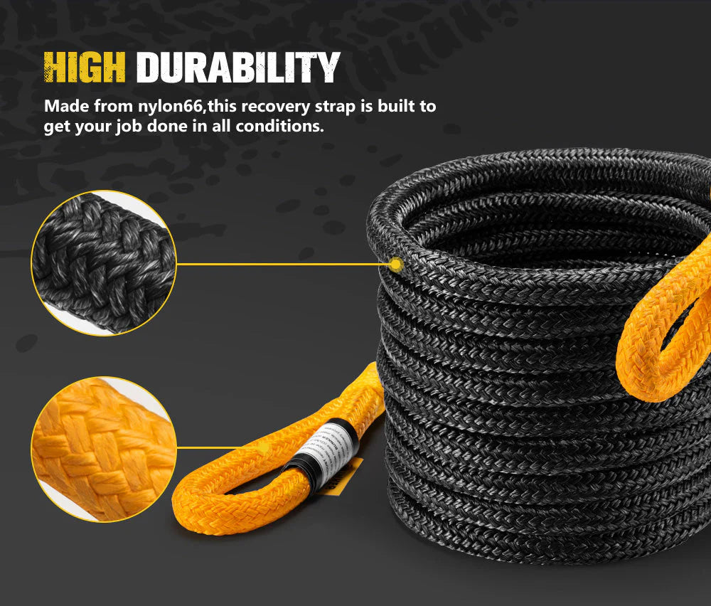 Bunker Indust 9M Kinetic Recovery Rope 15,422kg Snatch Strap - image 3