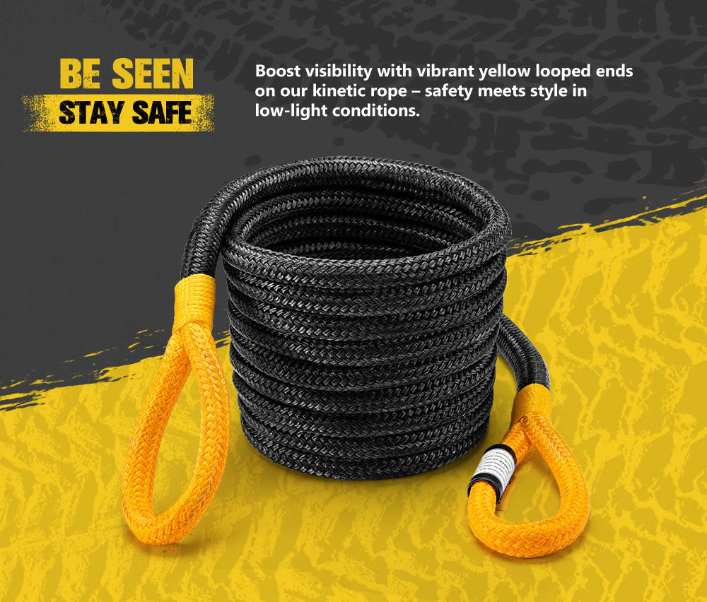 Bunker Indust 9M Kinetic Recovery Rope 15,422kg Snatch Strap - image 8