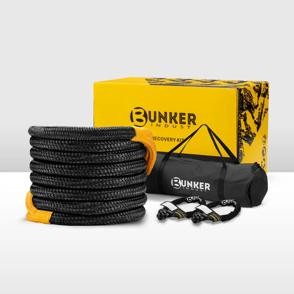 Bunker Indust 9M Kinetic Recovery Rope 15,422kg Snatch Strap
