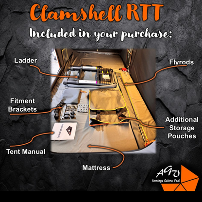 AGV clam shell roof top tent - image 8