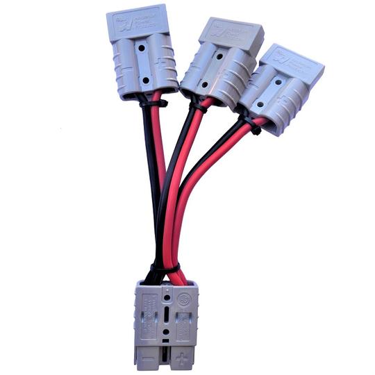 3 in 1 connector, 3 extension sets into one