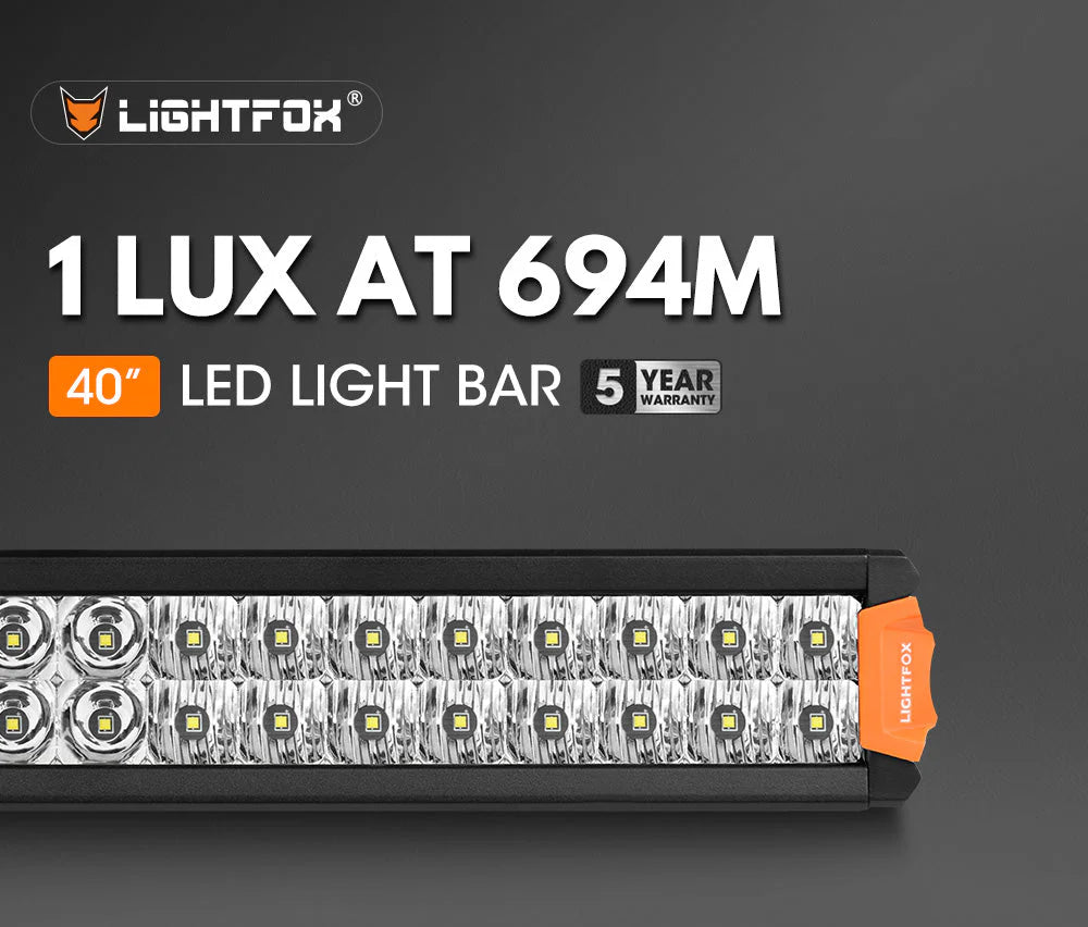 Lightfox Rigel Series 40inch Osram LED Light Bar 1Lux @ 694m 30,192 Lumens - image 2