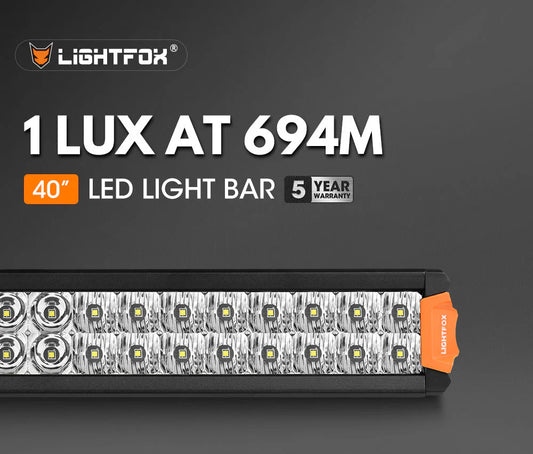 Lightfox Rigel Series 40inch Osram LED Light Bar 1Lux @ 694m 30,192 Lumens - image 2