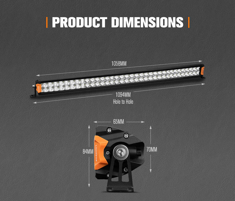Lightfox Rigel Series 40inch Osram LED Light Bar 1Lux @ 694m 30,192 Lumens - image 9