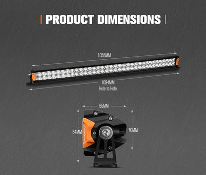 Lightfox Rigel Series 40inch Osram LED Light Bar 1Lux @ 694m 30,192 Lumens - image 9