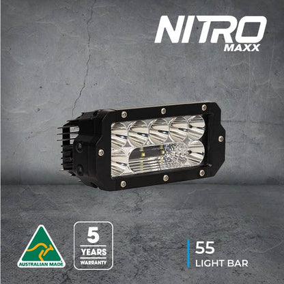 Nitro Maxx 55W 7 inch LED Light Bar