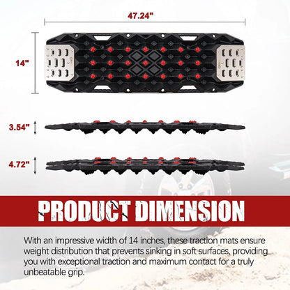 BUNKER INDUST Traction Boards with Replaceable Teeth & Steel Plate - Black or Orange - image 12