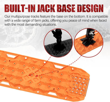 BUNKER INDUST Traction Boards with Replaceable Teeth & Steel Plate - Black or Orange - image 5