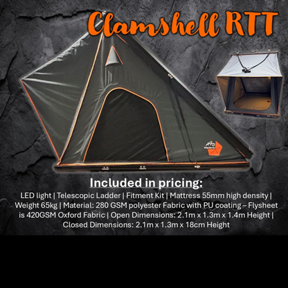 AGV clam shell roof top tent - image 4