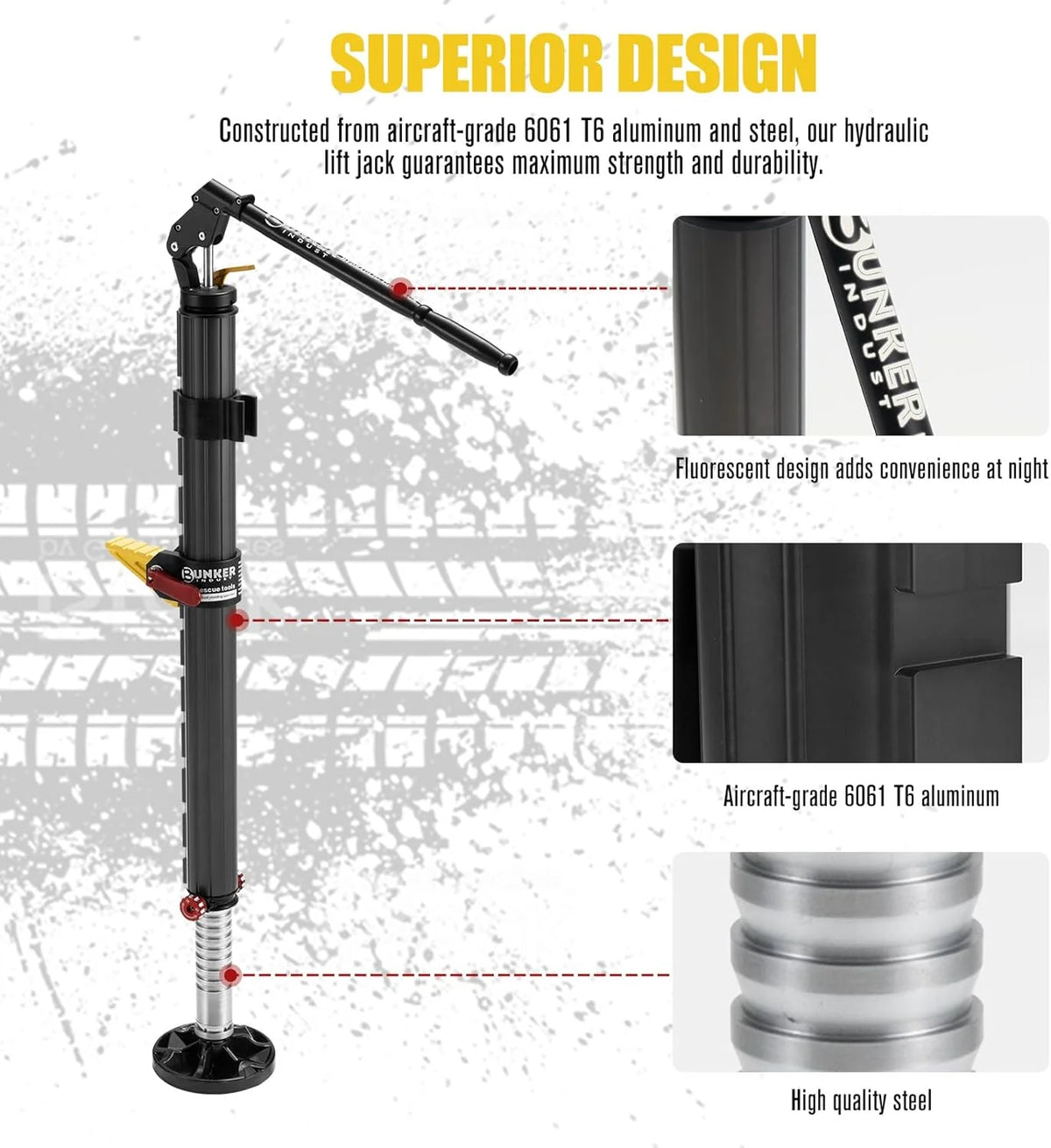 Hydraulic Lift Jack with Lift Mate & Storage Bag 4,409lbs Capacity - image 10