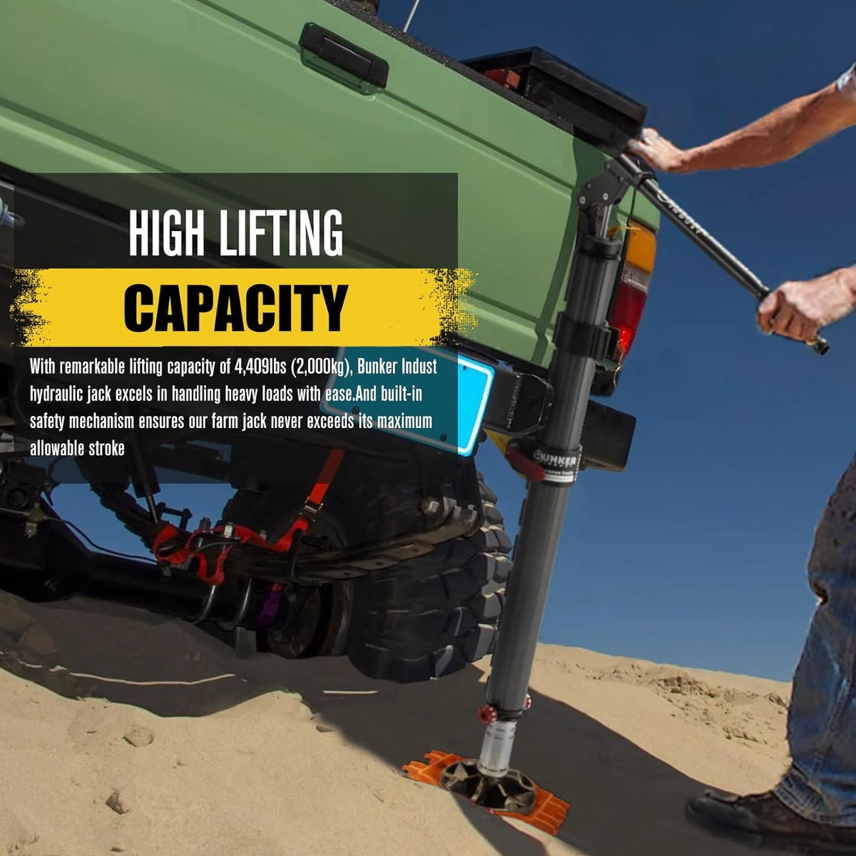 Hydraulic Lift Jack with Lift Mate & Storage Bag 4,409lbs Capacity - image 5
