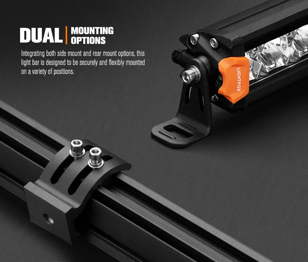 Lightfox Vega Series Pair 8inch Osram LED Light Bar 1Lux @ 606m 8,856 Lumens - image 5