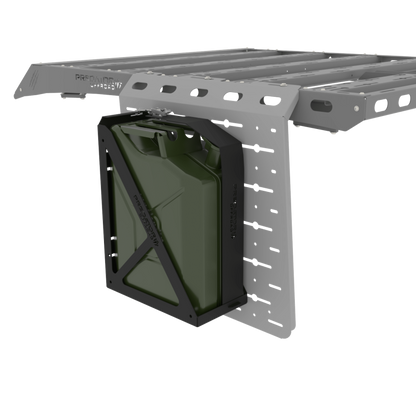 Side Mounted Jerry Can Bracket detail