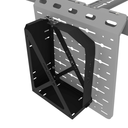 Side Mounted Jerry Can Bracket detail