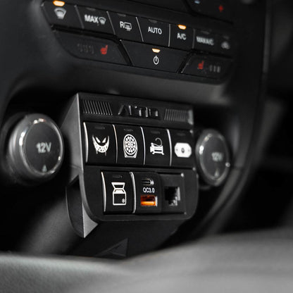 ALTIQ 7 Switch Fascia Panel - fitted