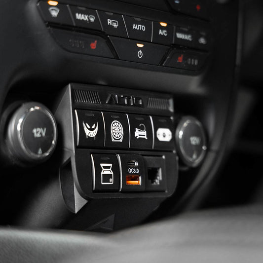 ALTIQ 7 Switch Fascia Panel - fitted
