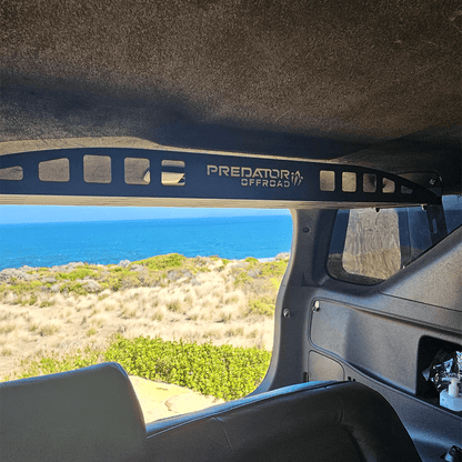 Toyota Fortuner D4D Interior Rear Molle Rack detail