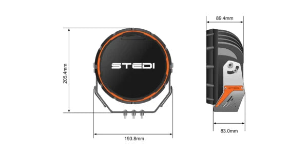 STEDI 7" Type-X Sport Plus LED Driving Lights (Pair) - image 5
